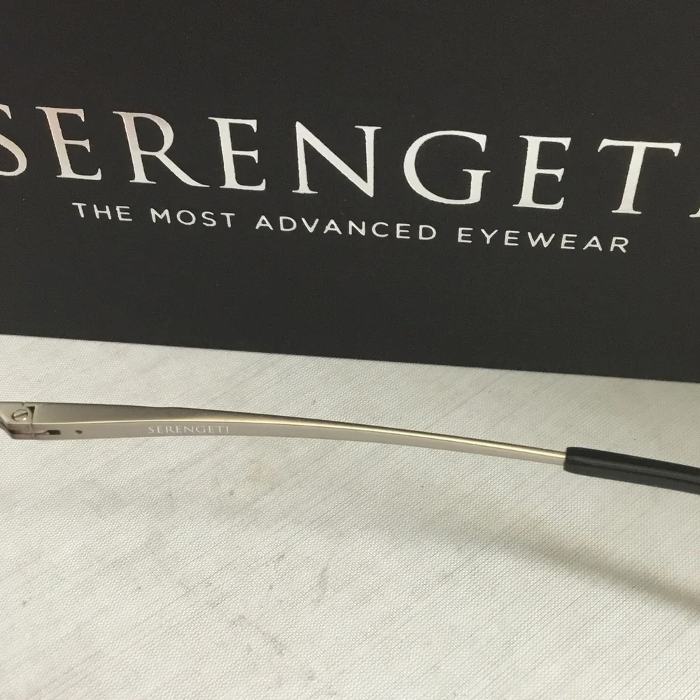 Serengeti Odell Silver Frame Sunglasses with Pink Lenses. - Picture 4 of 5